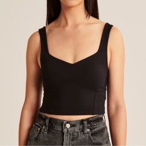 Abercrombie & Fitch Seamless Black Tank